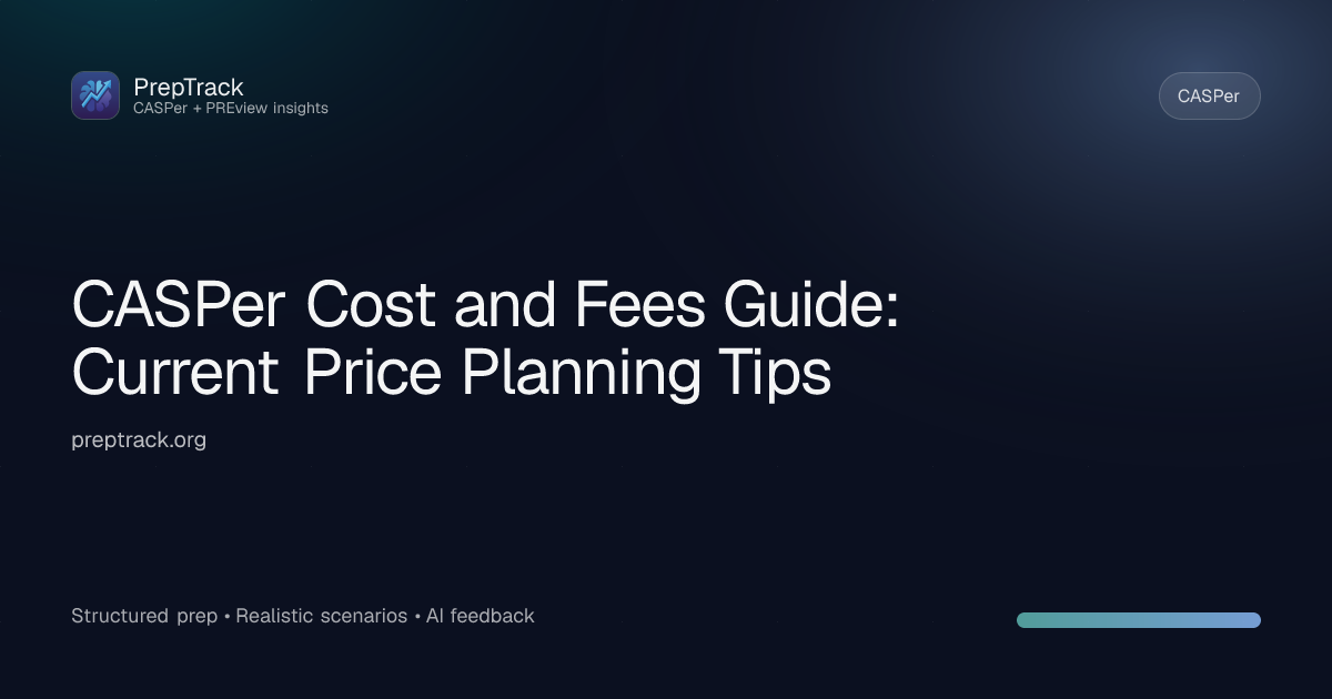 CASPer Cost and Fees Guide: Current Price Planning Tips
